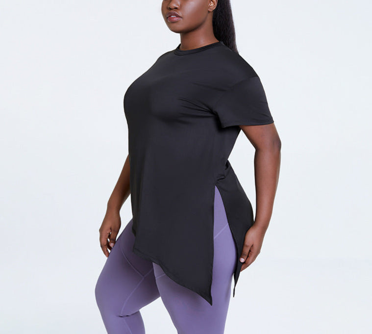 Plus Size Yoga Top Loose Oversized Design