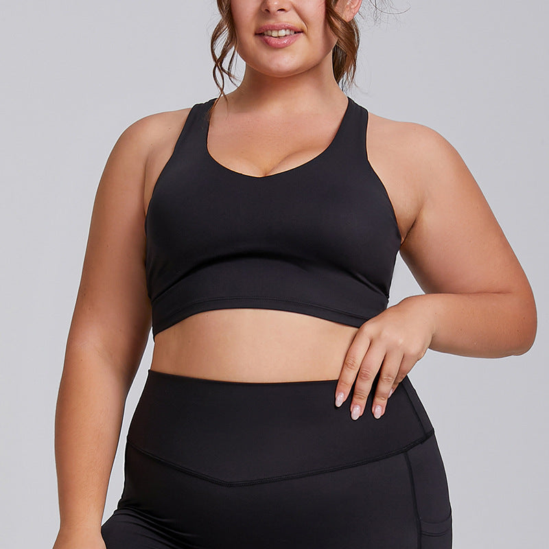 Plus Size Yoga Activewear Set