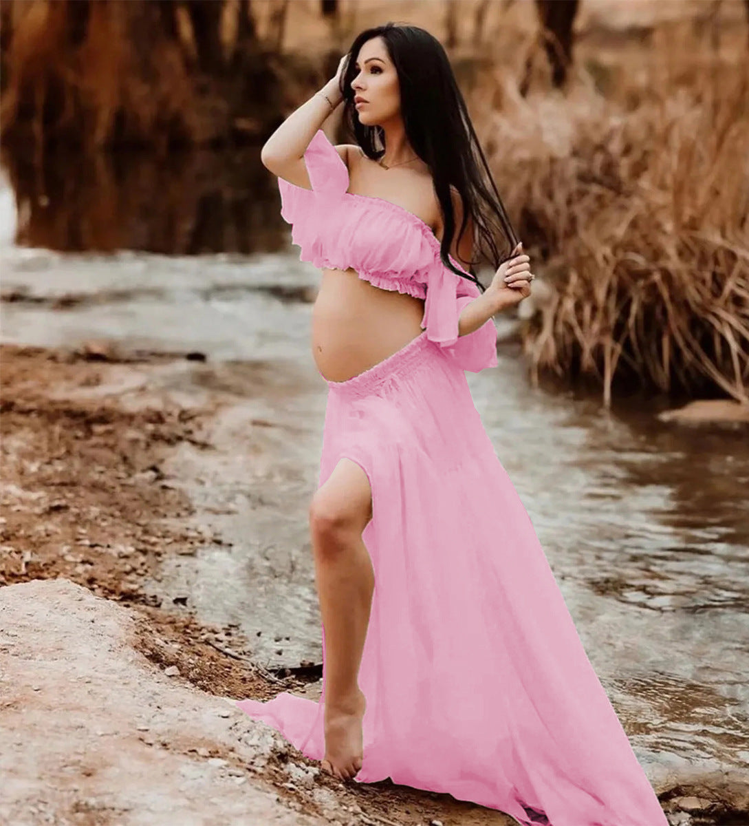 Pregnancy Photoshoot Skirt and Top Set Co Ord