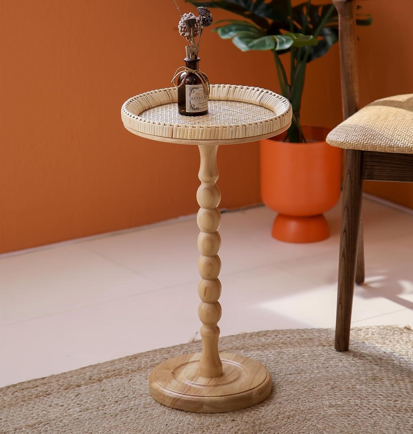 Rattan Decorative Boho Table