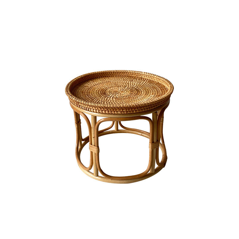 Rattan Woven Boho Coffee Table