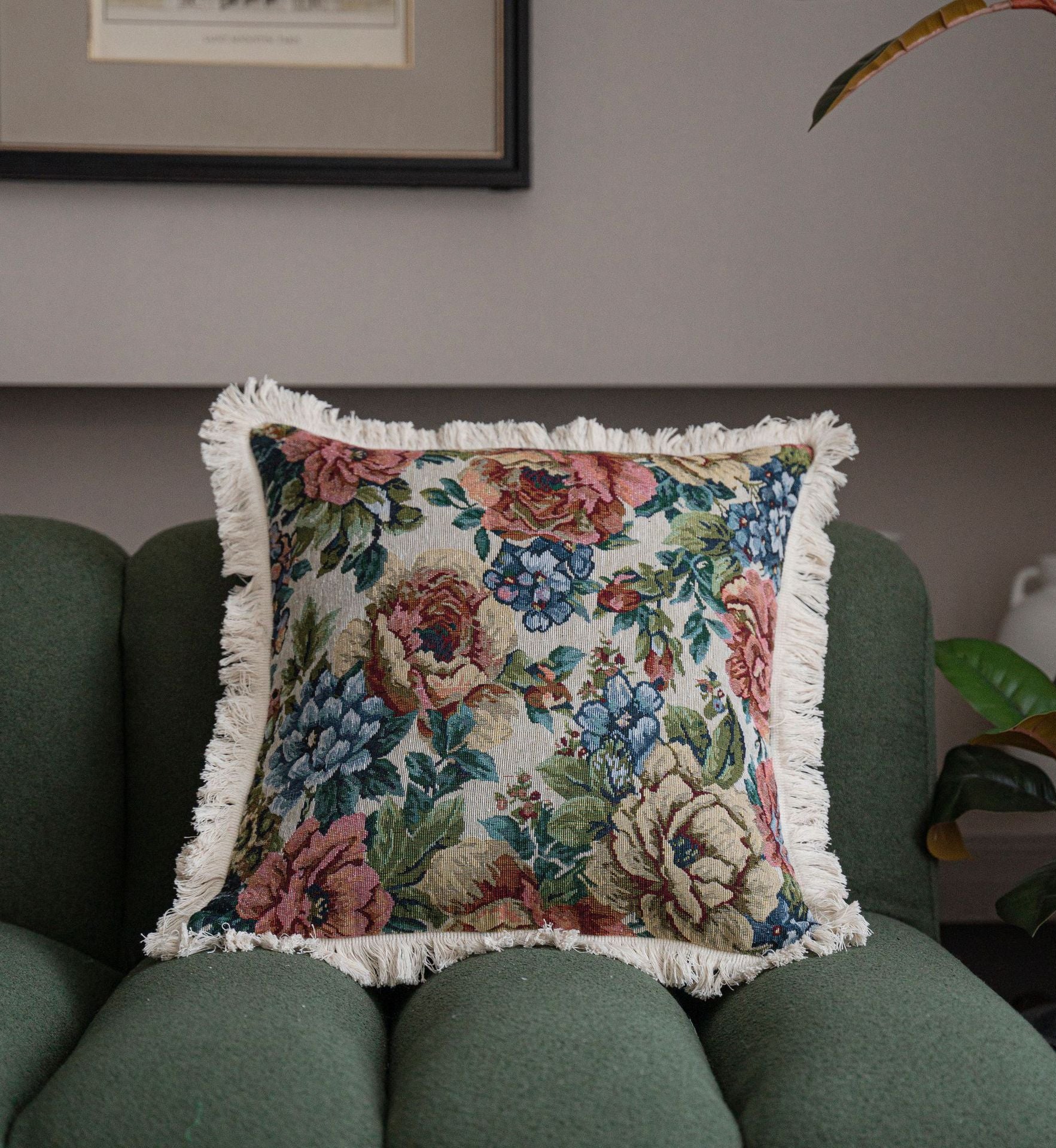 Realistic Floral Pillow Covers