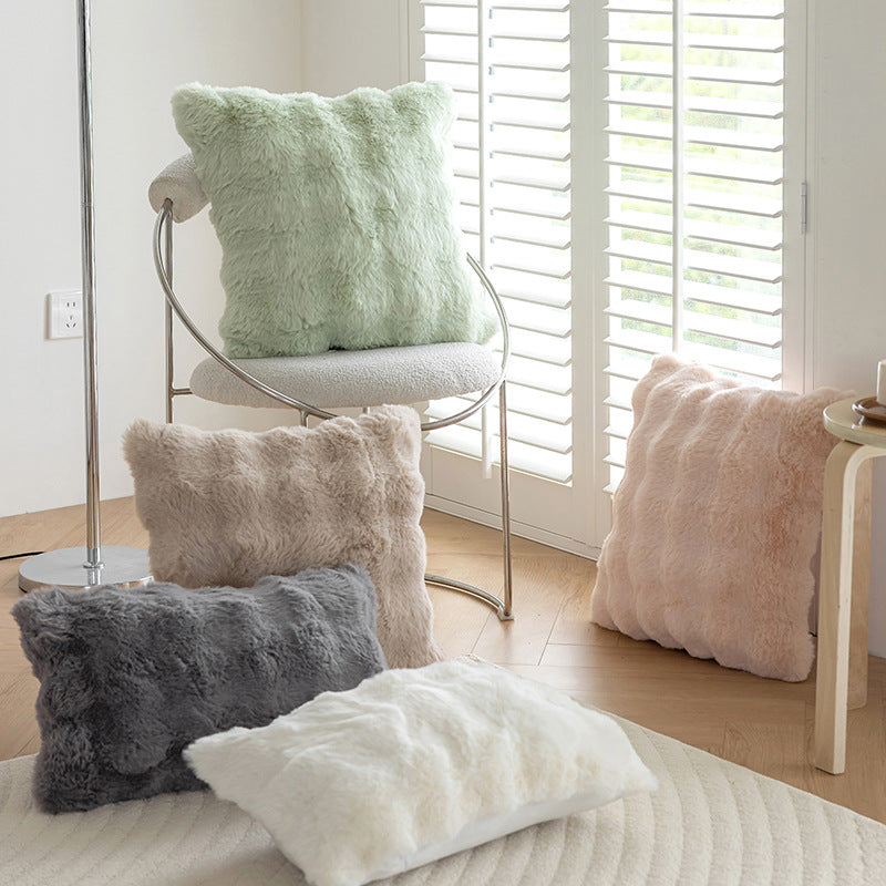 Rectangular Plush Throw Pillow