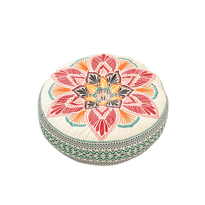 Round Boho Pattern Yoga Cushions