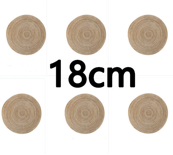 Round Minimalistic Bohemian Placemat