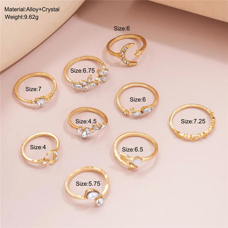 Boho Rings Set