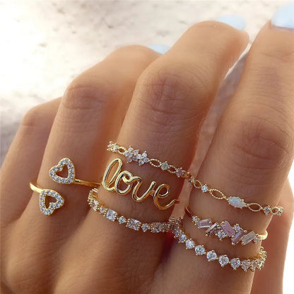 Boho Rings Set