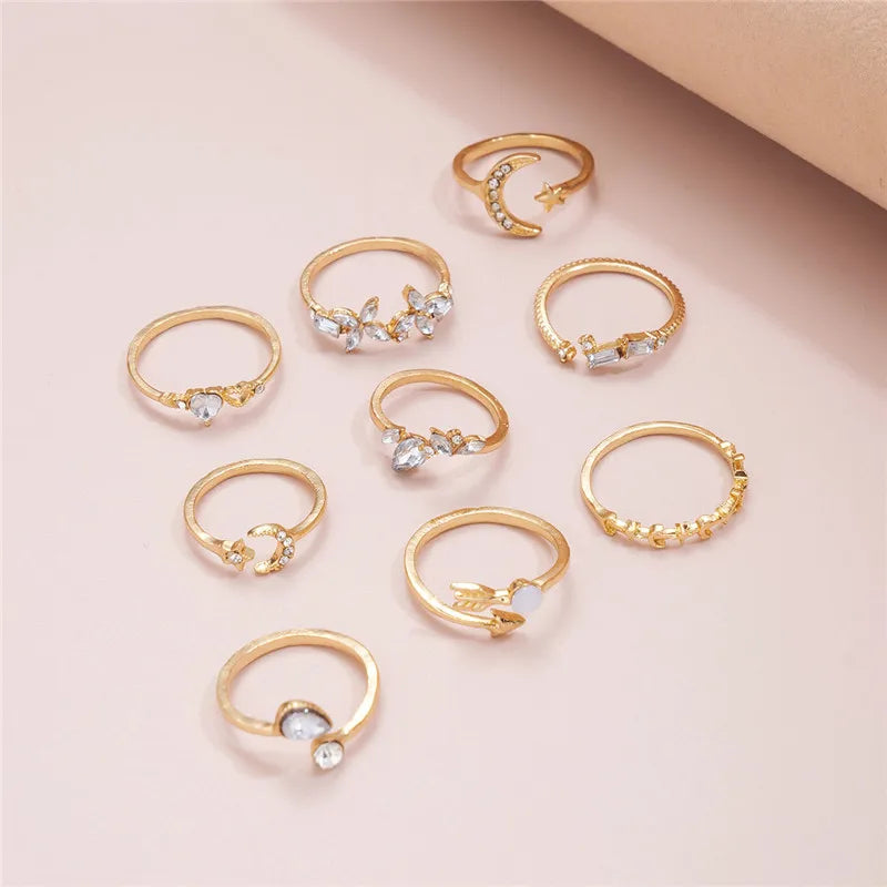 Boho Rings Set