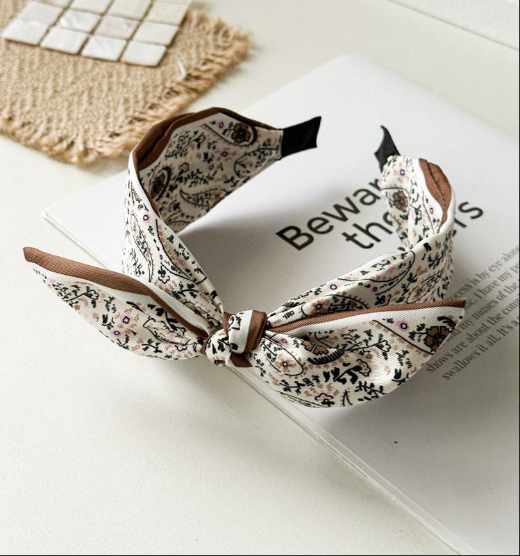 Satin Paisley Boho Chic Hair band