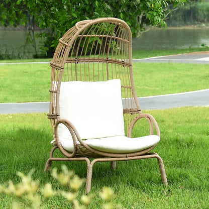 Outdoor & Indoor Wicker Egg Chair