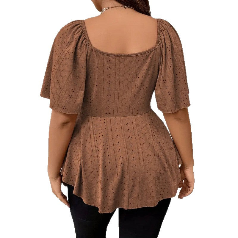 Sexy Summer V-Neck Maxi Blouse for Women
