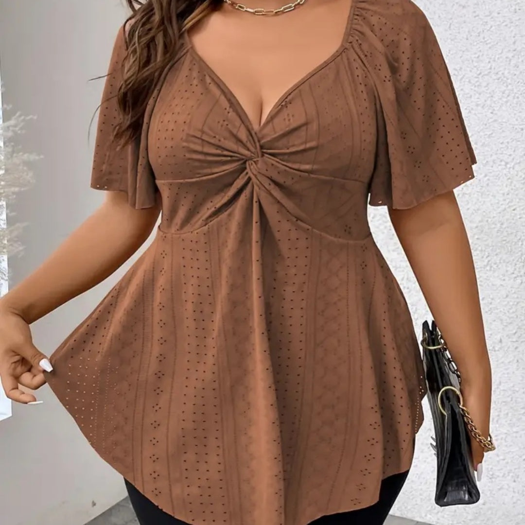 Sexy Summer V-Neck Maxi Blouse for Women