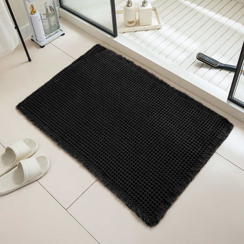 Simple Boho Absorbent Bathroom rug