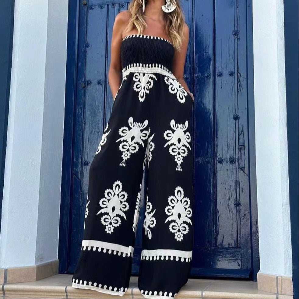 Sleeveless Boho Chic Jumpsuit for Women