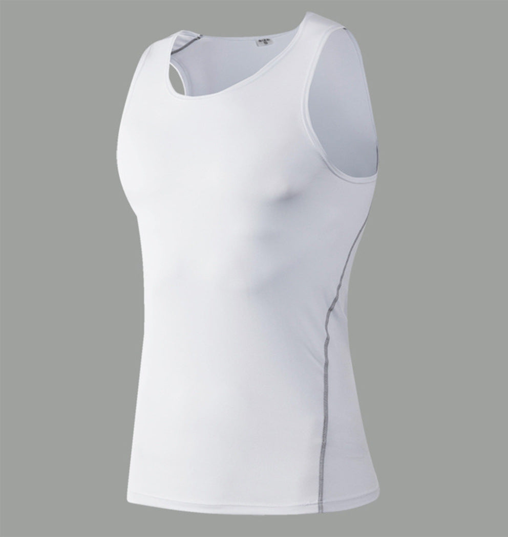 Sleeveless Tight Fitting Yoga Tank Top for Men