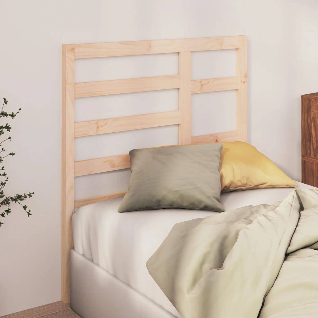 Solid Pine Wood Boho Bed Headboard