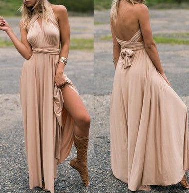 Summer Boho Bridesmaid Dress