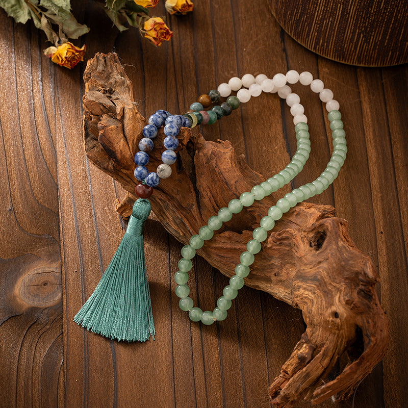 Bohemian Tassel Mala Beads Loop