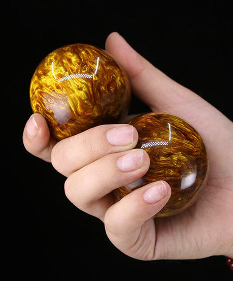 Traditional Golden Baoding Balls Sets