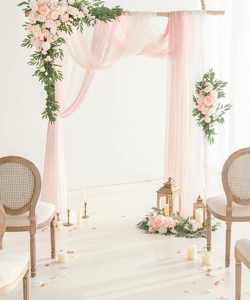 Transform your ceremony space into a dreamy, romantic setting with this Boho Wedding Arch Flower Decorations and Drapes Set — a stunning, ready-to-style arrangement designed to elevate any wedding, engagement, or special event backdrop. This gorgeous set creates a picture-perfect arch that captures the essence of bohemian elegance and timeless charm. Perfect for indoor or outdoor ceremonies, garden celebrations, or photo backdrops, it adds natural warmth, texture, and sophistication to your special day.

Ma