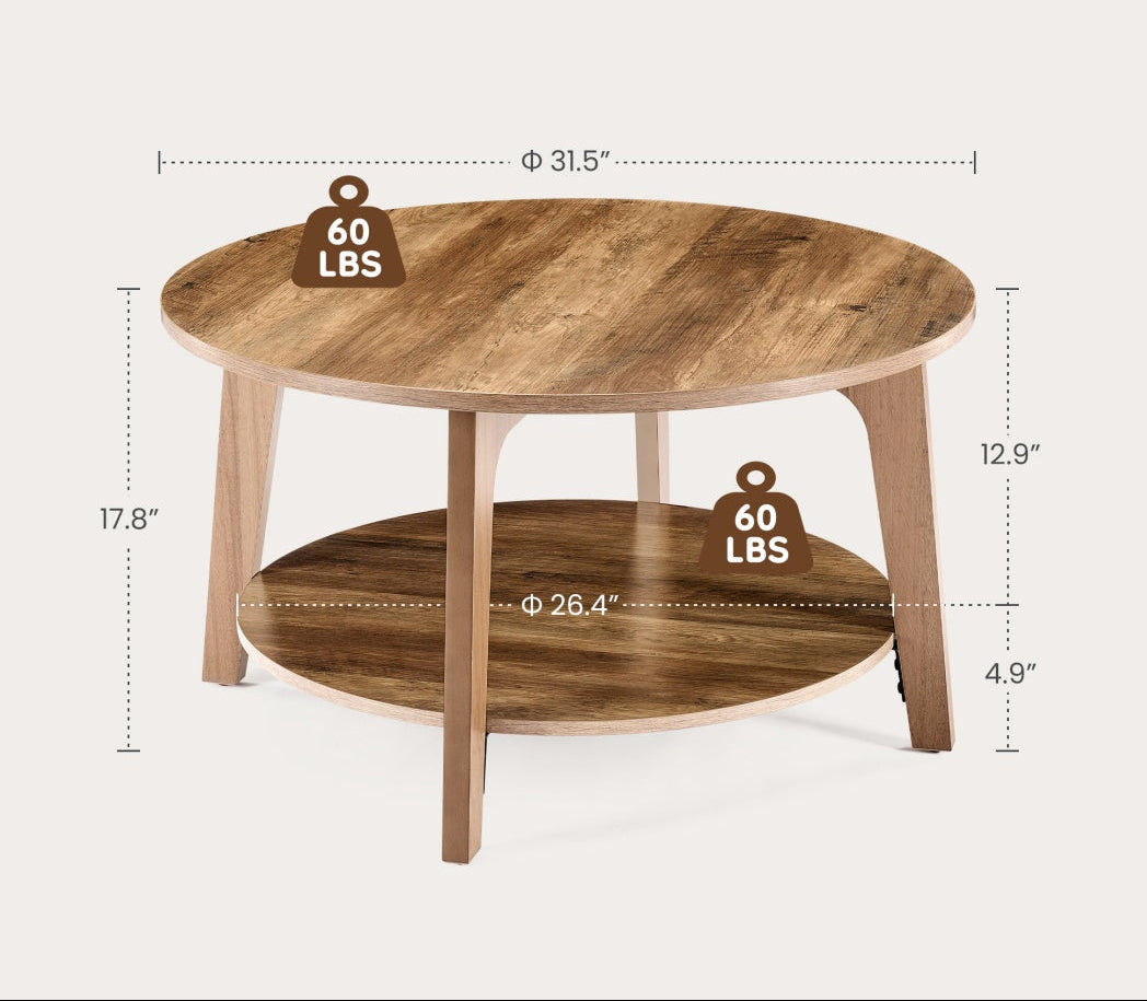 Boho Two Tier Coffee Table