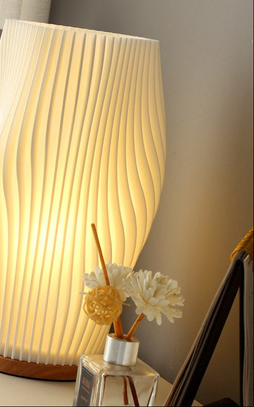 White Modern Boho Table Lamps