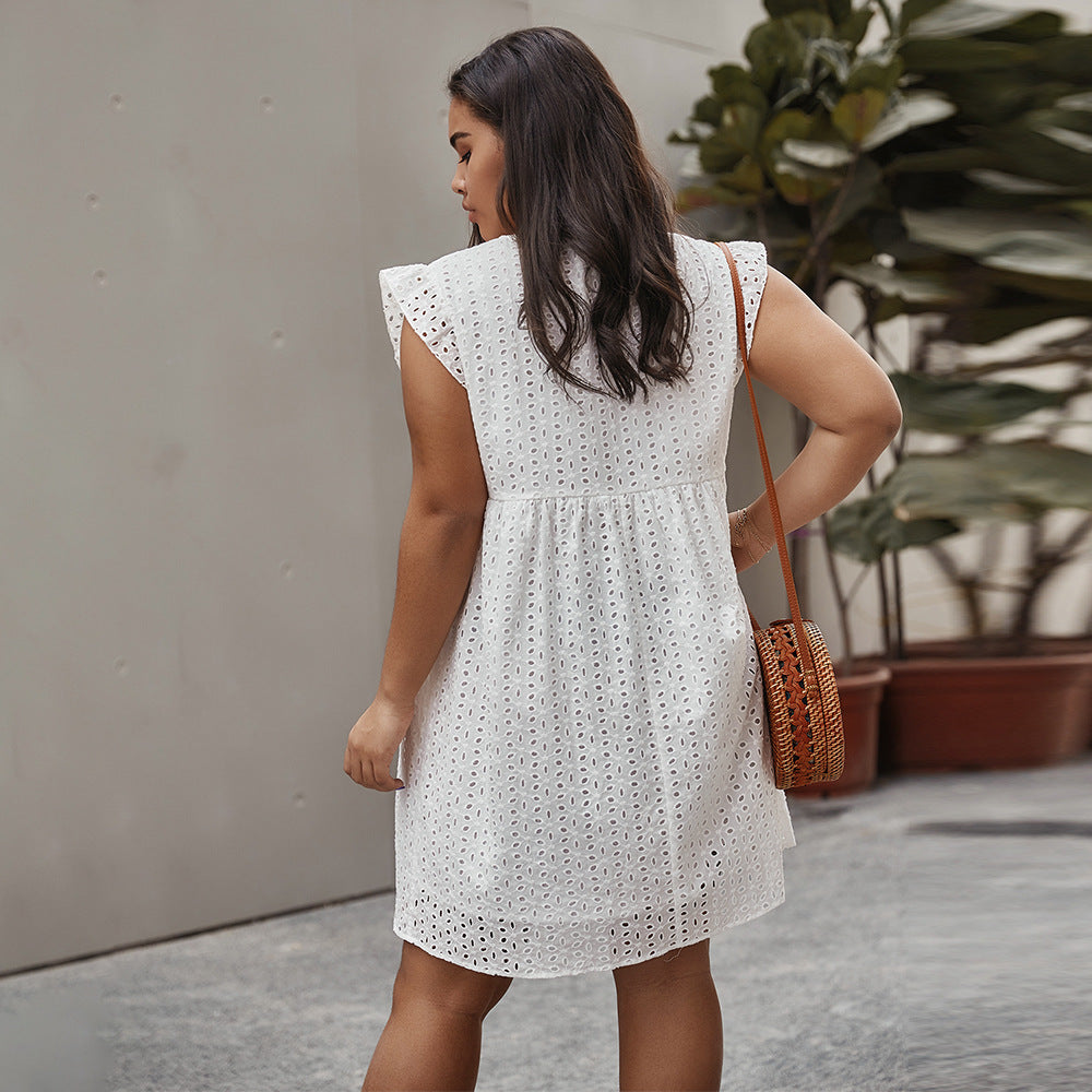 White Summer Dress Plus Sizes white