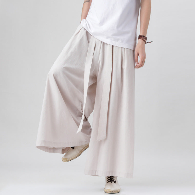 Boho Wide Leg Pants for Men