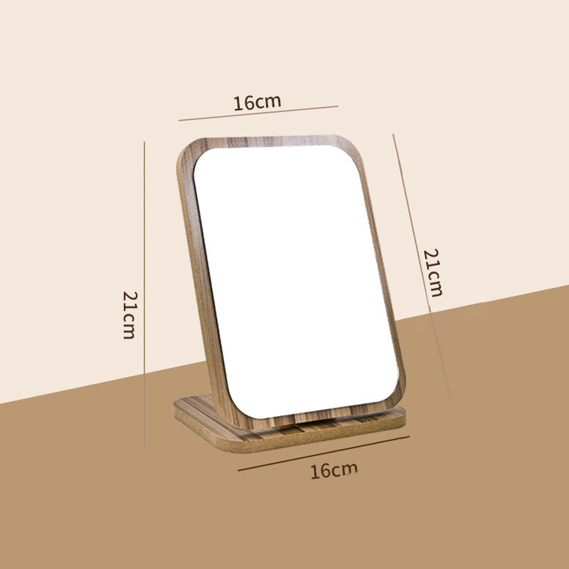 Wood Boho Makeup Mirror