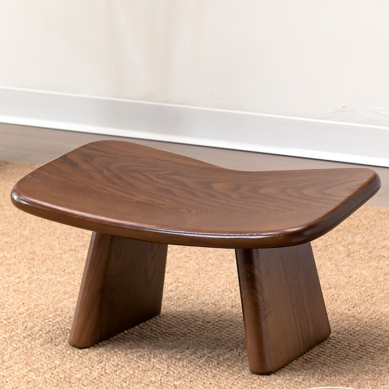 Wood Curved Meditation Bench
