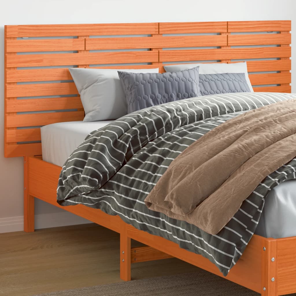 orange Wooden Boho Bedhead