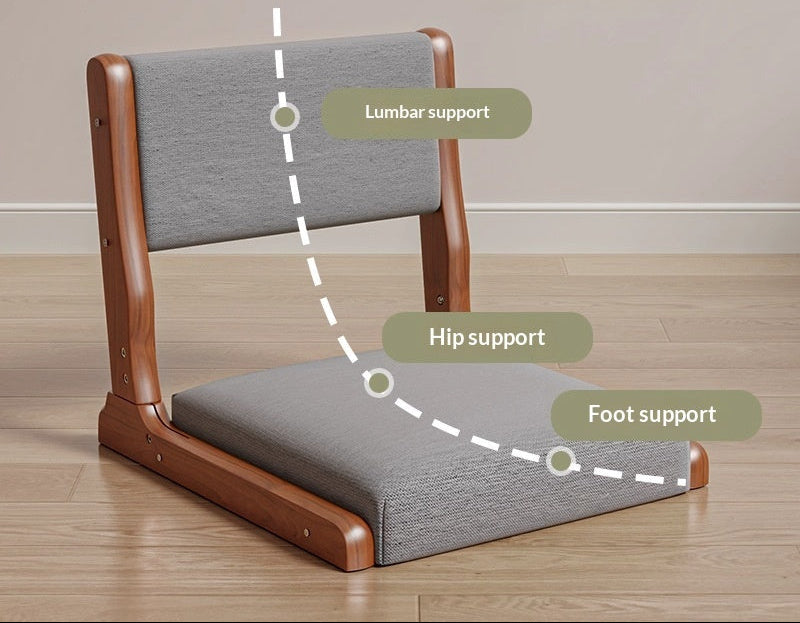 Wooden Floor Meditation Chair