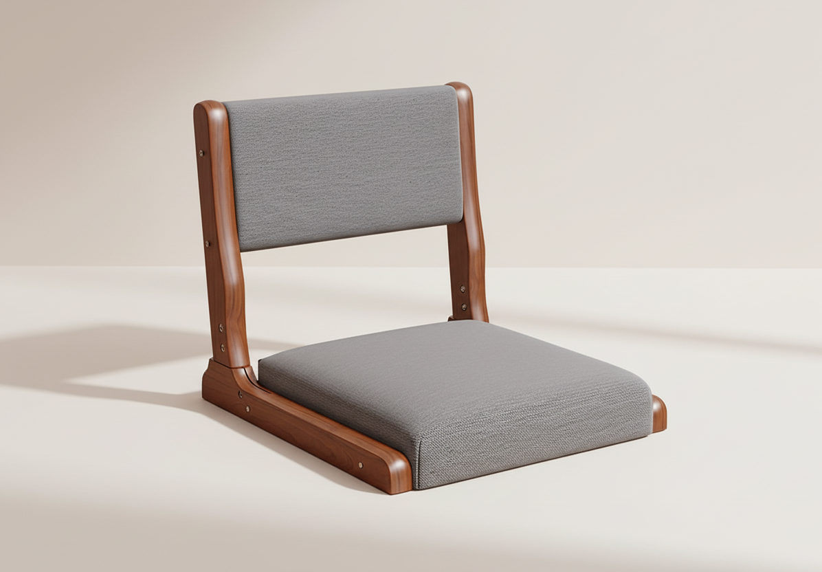 Wooden Floor Meditation Chair