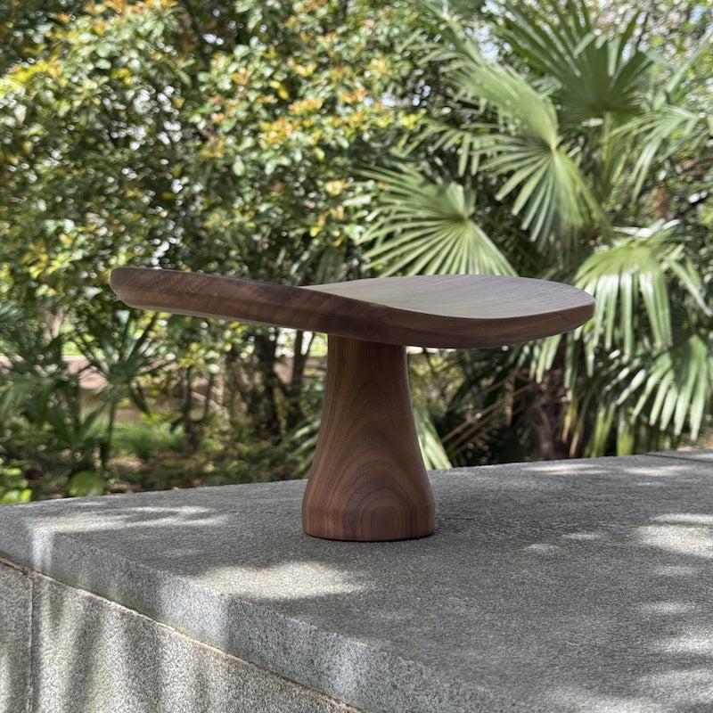 Wooden Single Leg Meditation Stools