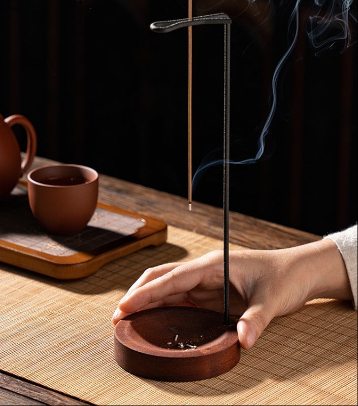 Wooden Upside Down Incense Burner