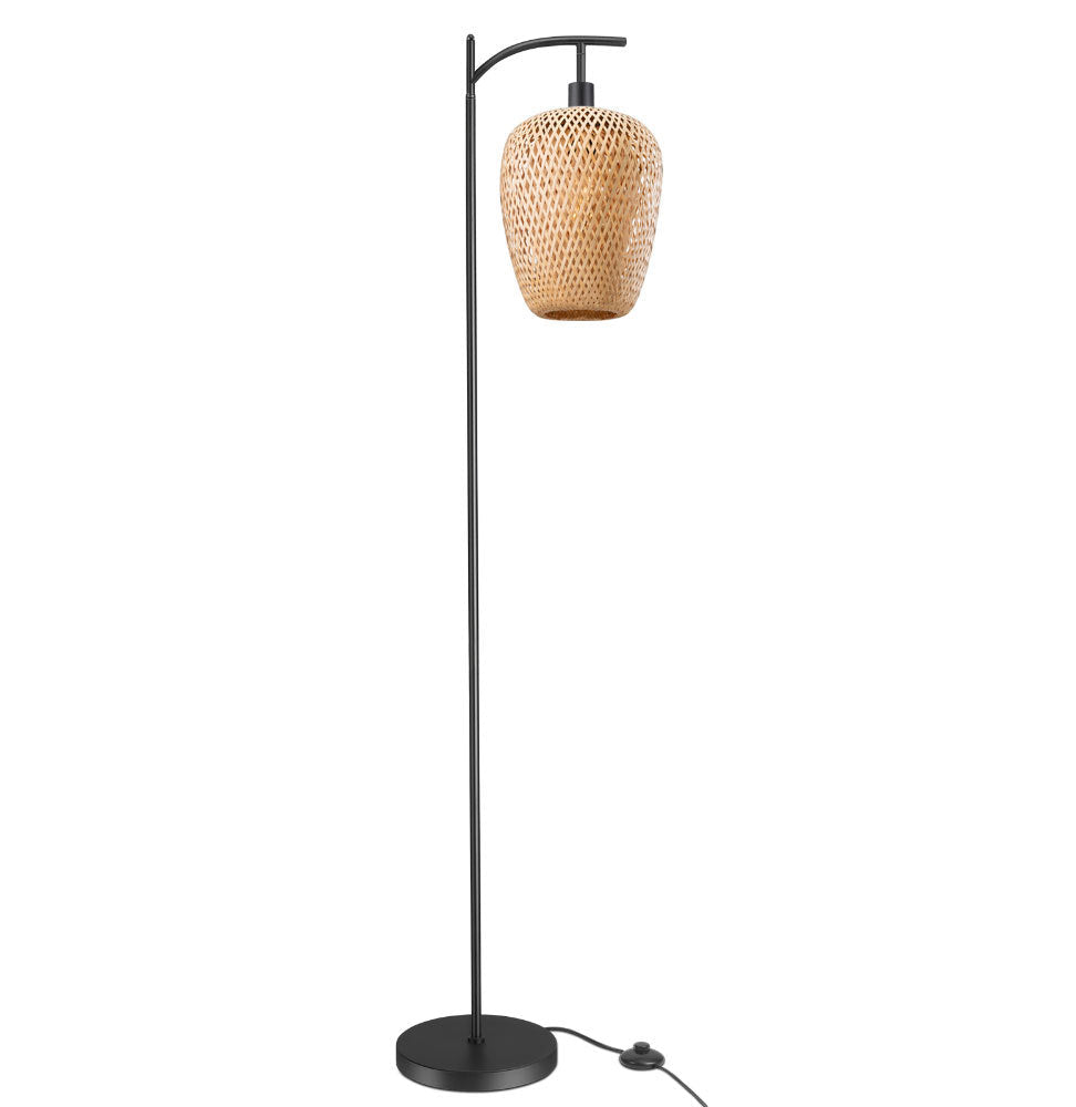 Woven Floor Lamp Boho Style
