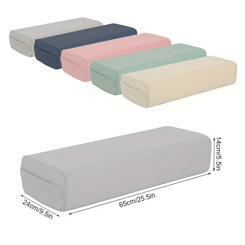 Long Yoga Bolster with a Handle 26 Inches (65cm)