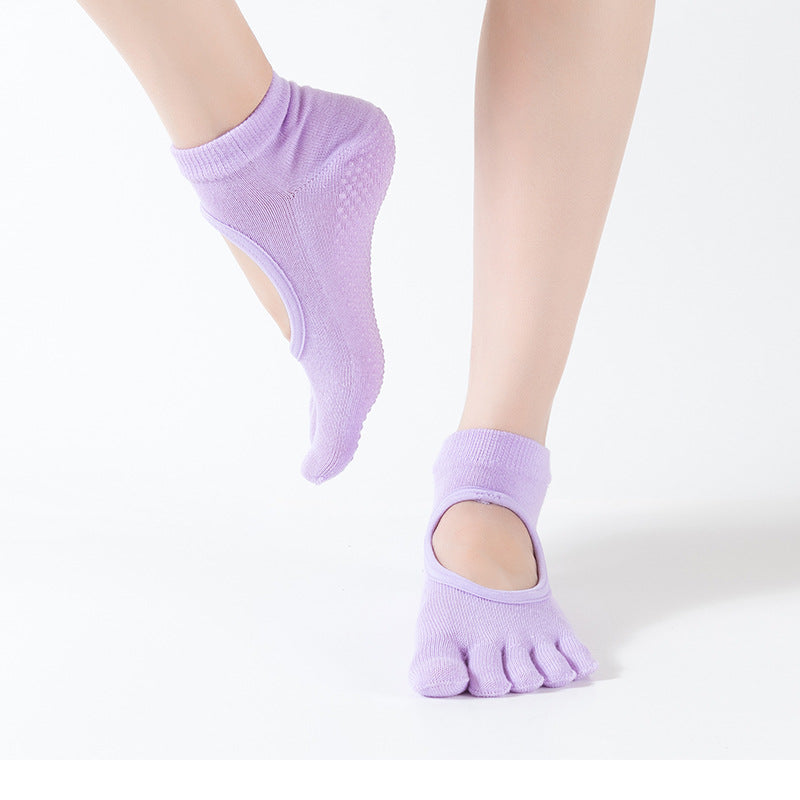 Yoga Five Toe Grip Sock