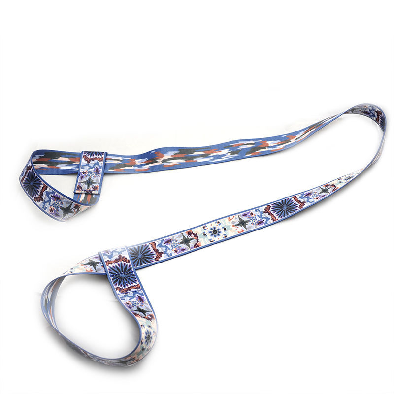 Printed Yoga Mat Carrier Straps Colorful