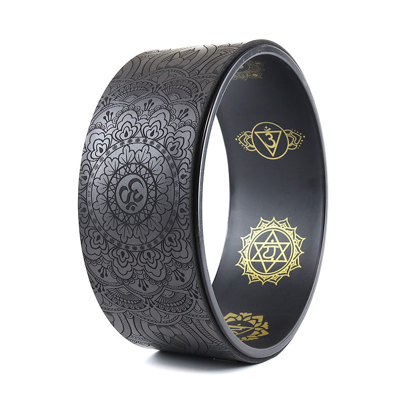 black Yoga Symbol Wheels