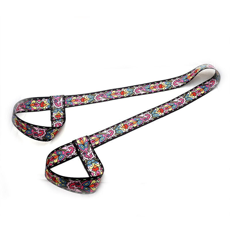 Printed Yoga Mat Carrier Straps Colorful