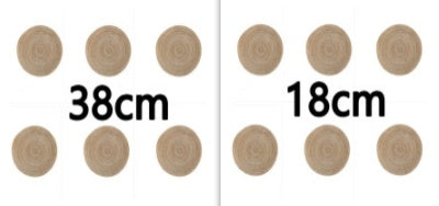 Round Minimalistic Bohemian Placemat