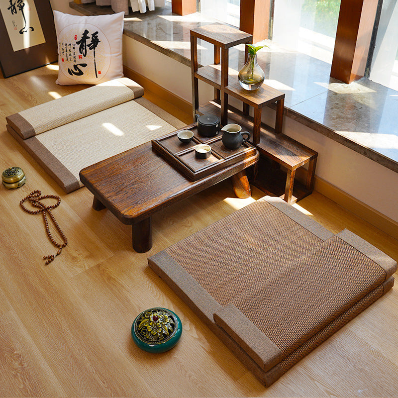 Brown Bamboo Meditation Cushion