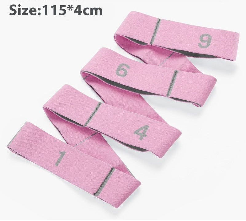 Numbered Yoga Stretch Belt