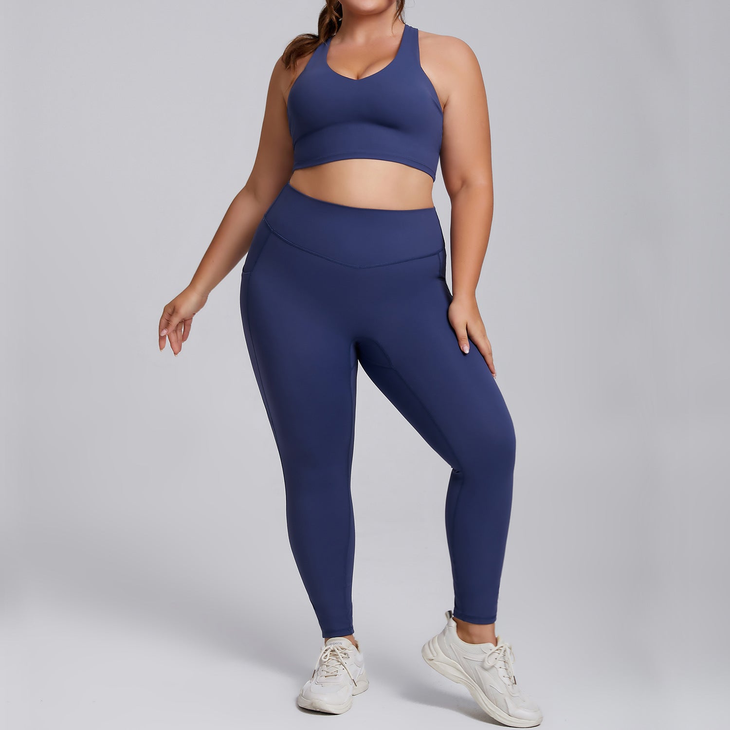 Plus Size Yoga Activewear Set