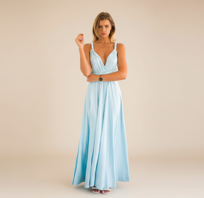 Summer Boho Bridesmaid Dress