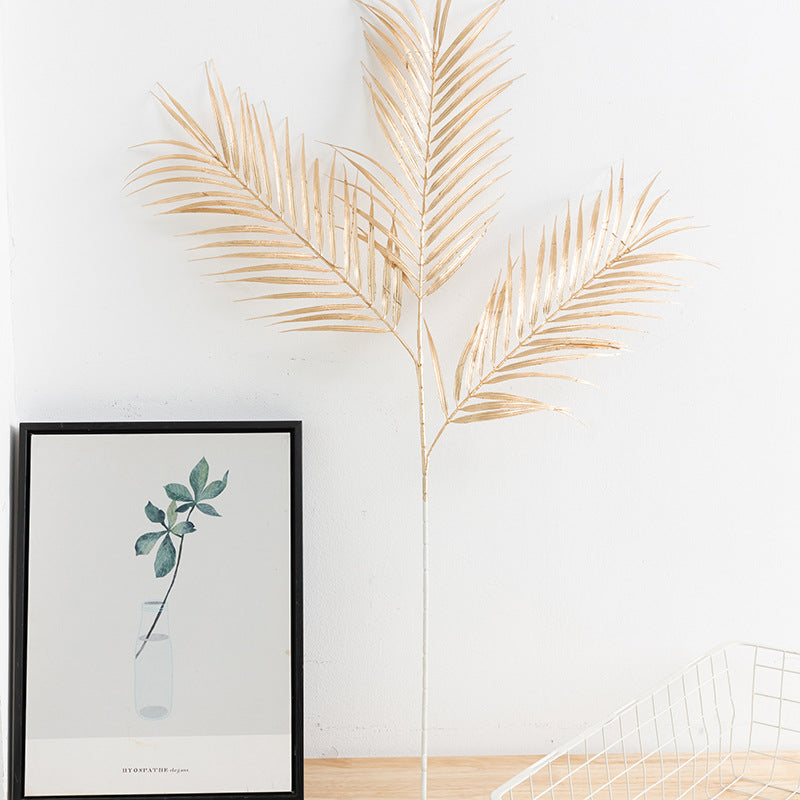 boho Gold Artificial Flower Decor