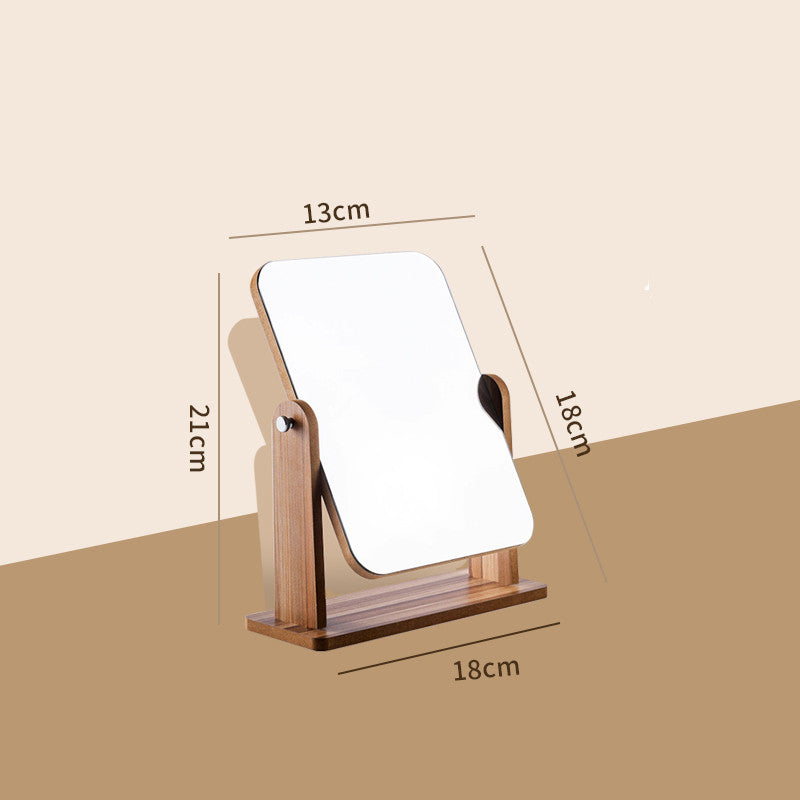 boho Wooden Boho Makeup Mirror