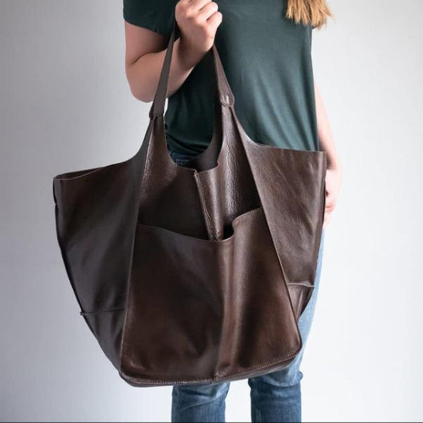 brown Women's Suede Boho Handbag