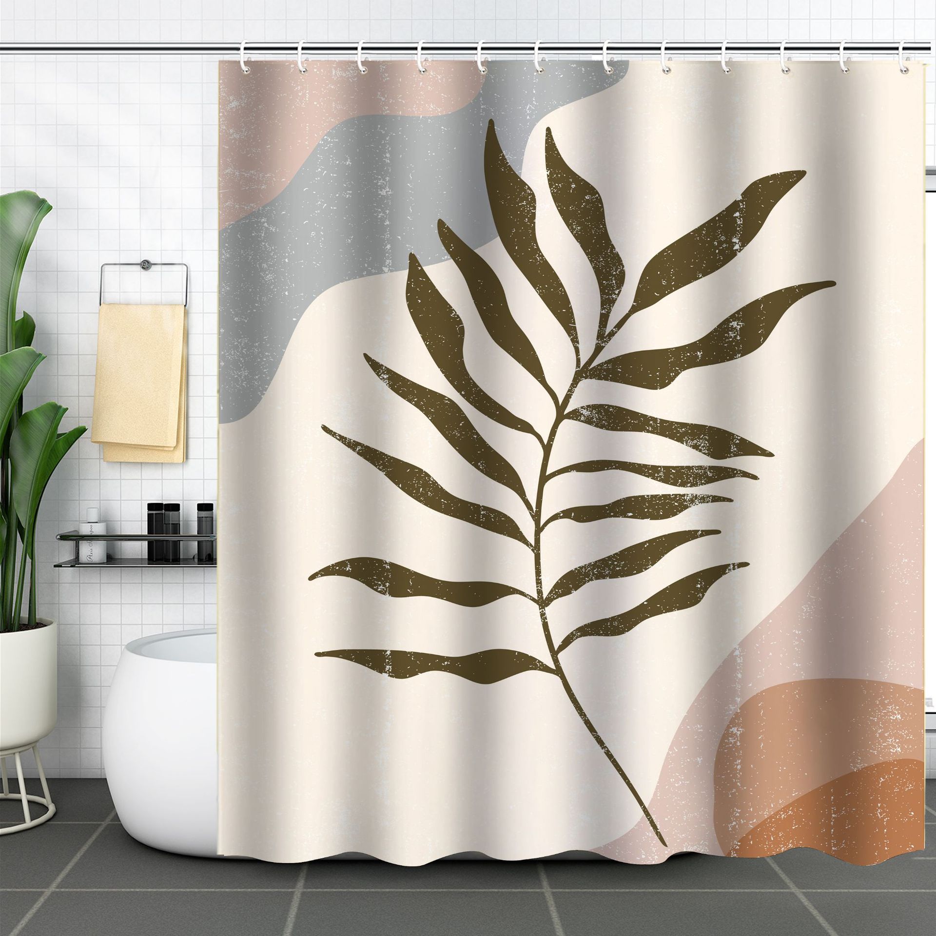 Colorful Boho Printed Shower Curtains